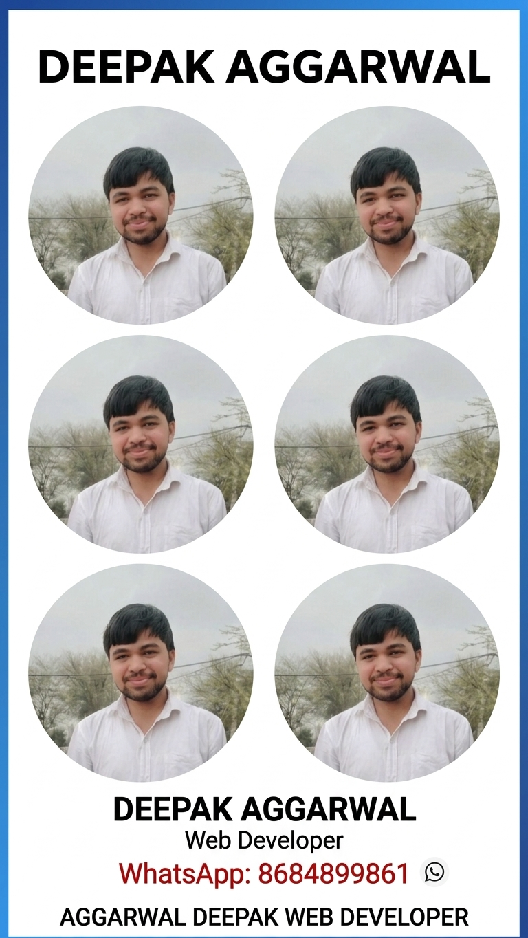 web developer-deepak aggarwal